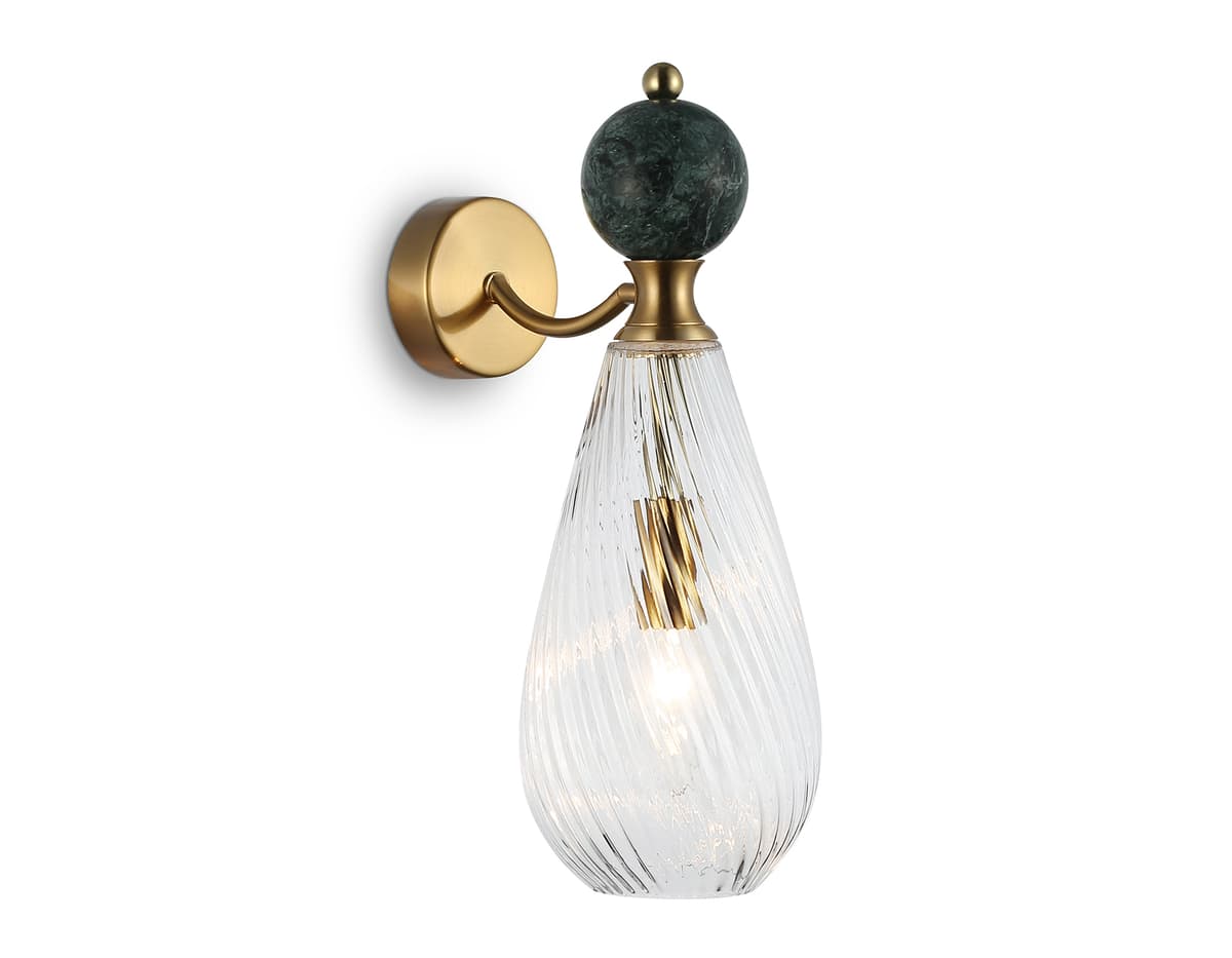 LH53294 BS/CL латунь/прозрачный E14 max 40W 200*125*345