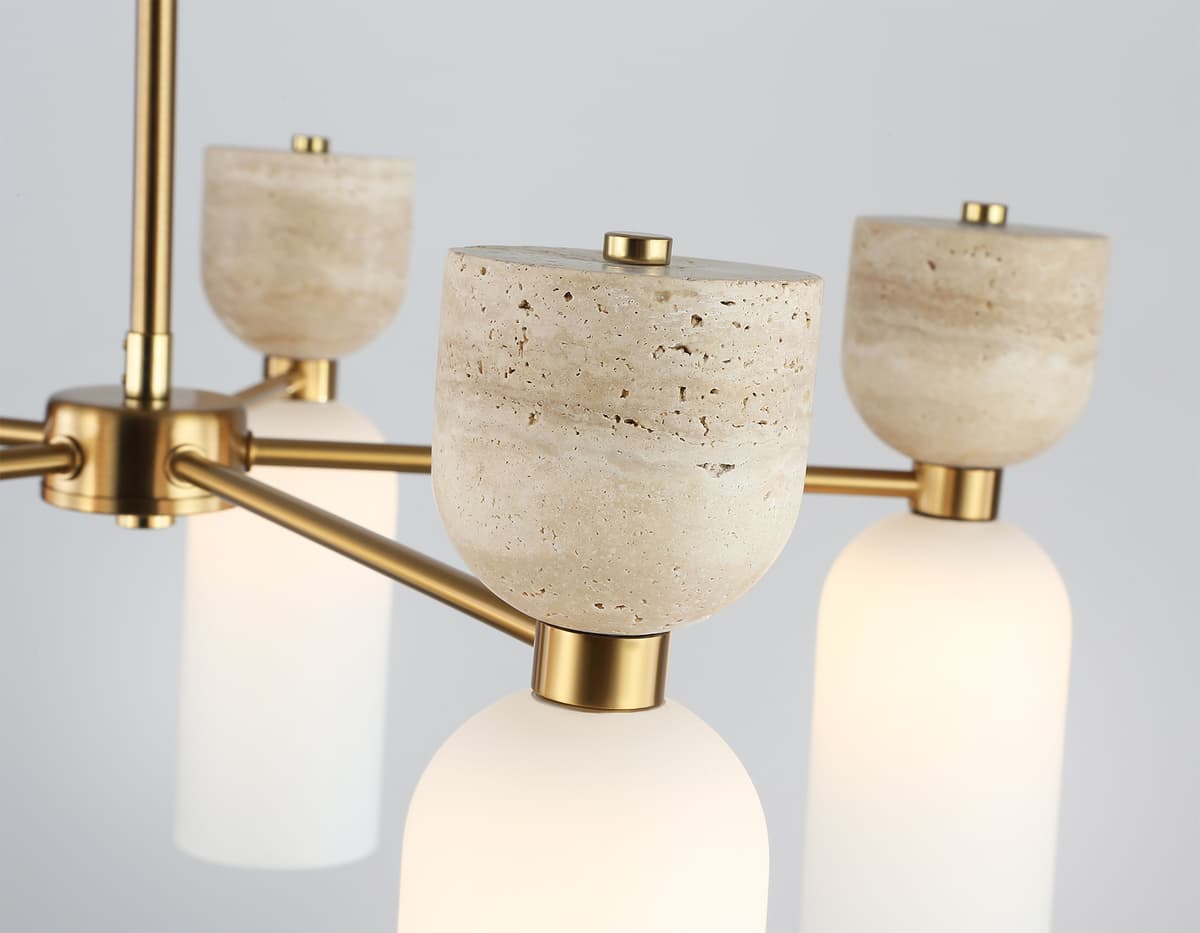 LH53325/5 BS/WH латунь/белый G9*5 max 25W D600*750