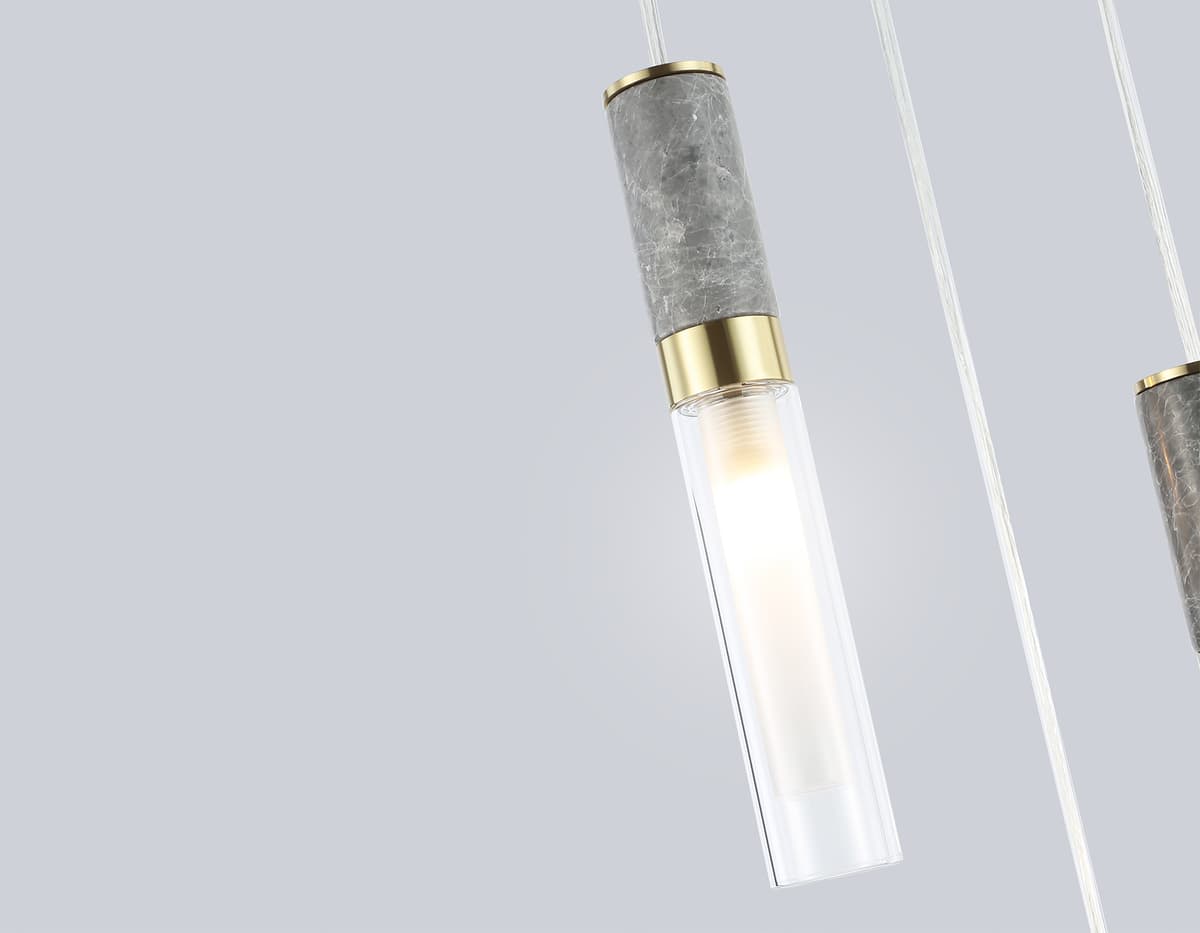 LH53351/3 GD/CL/WH золото/прозрачный/белый G9*3 max 40W D200*2000