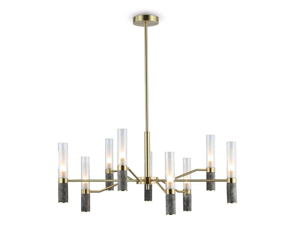 LH53355/9 GD/CL/WH золото/прозрачный/белый G9*9 max 40W D850*890