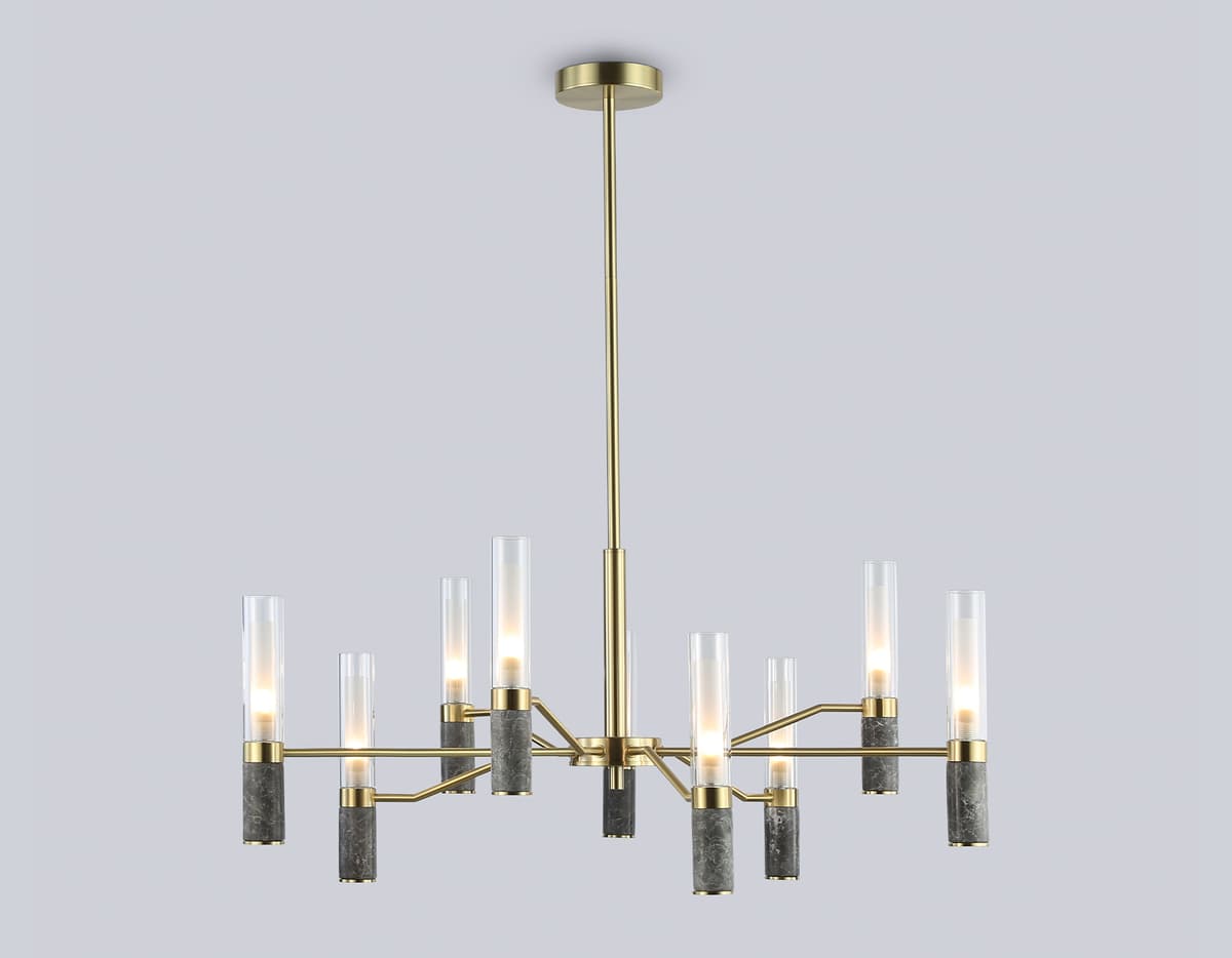 LH53355/9 GD/CL/WH золото/прозрачный/белый G9*9 max 40W D850*890