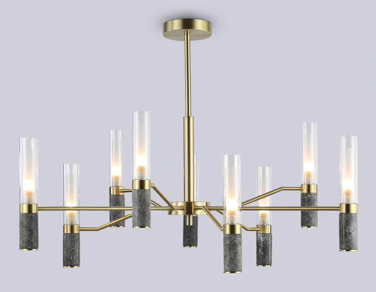 LH53355/9 GD/CL/WH золото/прозрачный/белый G9*9 max 40W D850*890