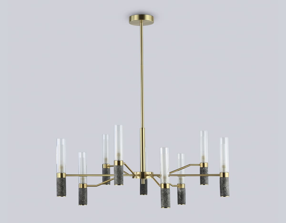 LH53355/9 GD/CL/WH золото/прозрачный/белый G9*9 max 40W D850*890