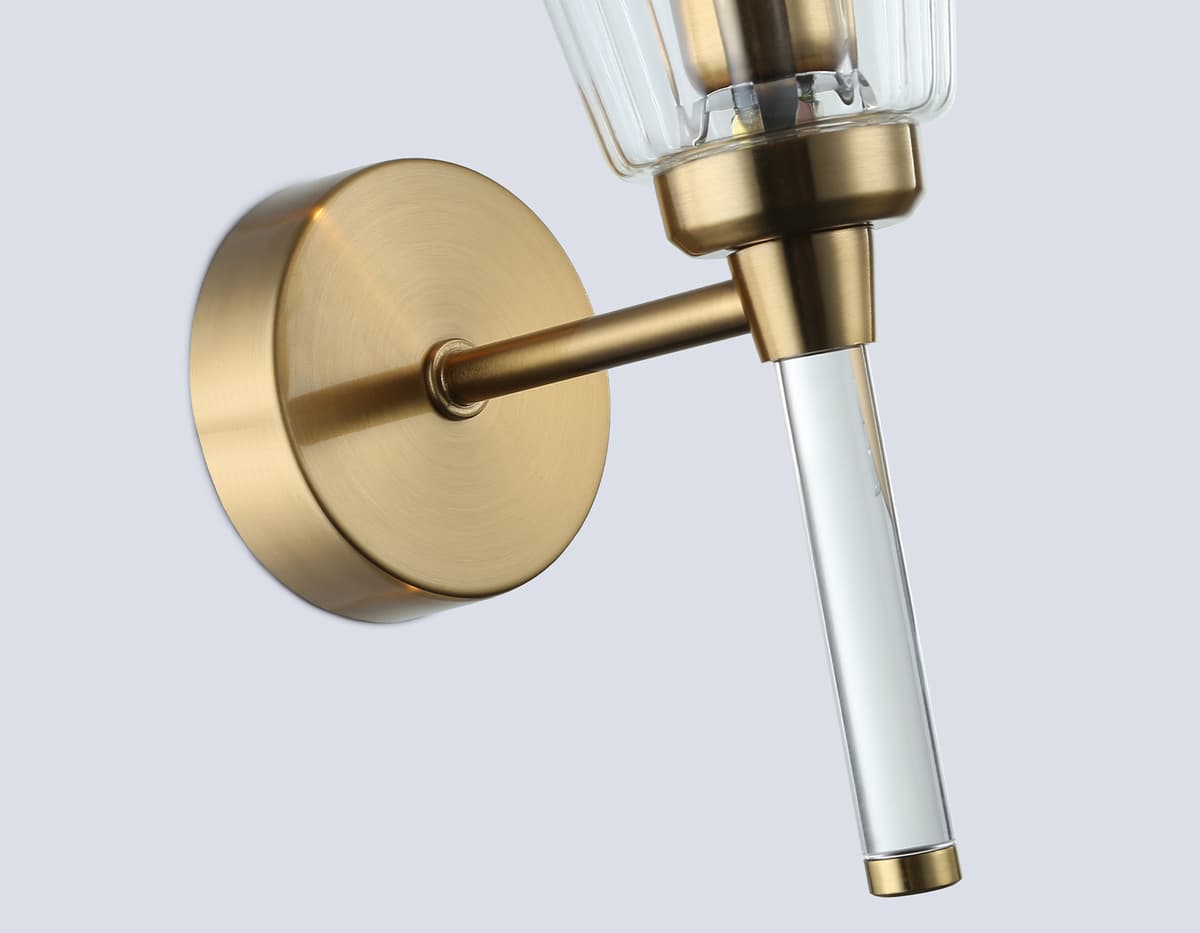 LH55204 BS/CL латунь/прозрачный E14 max 40W 150*80*280