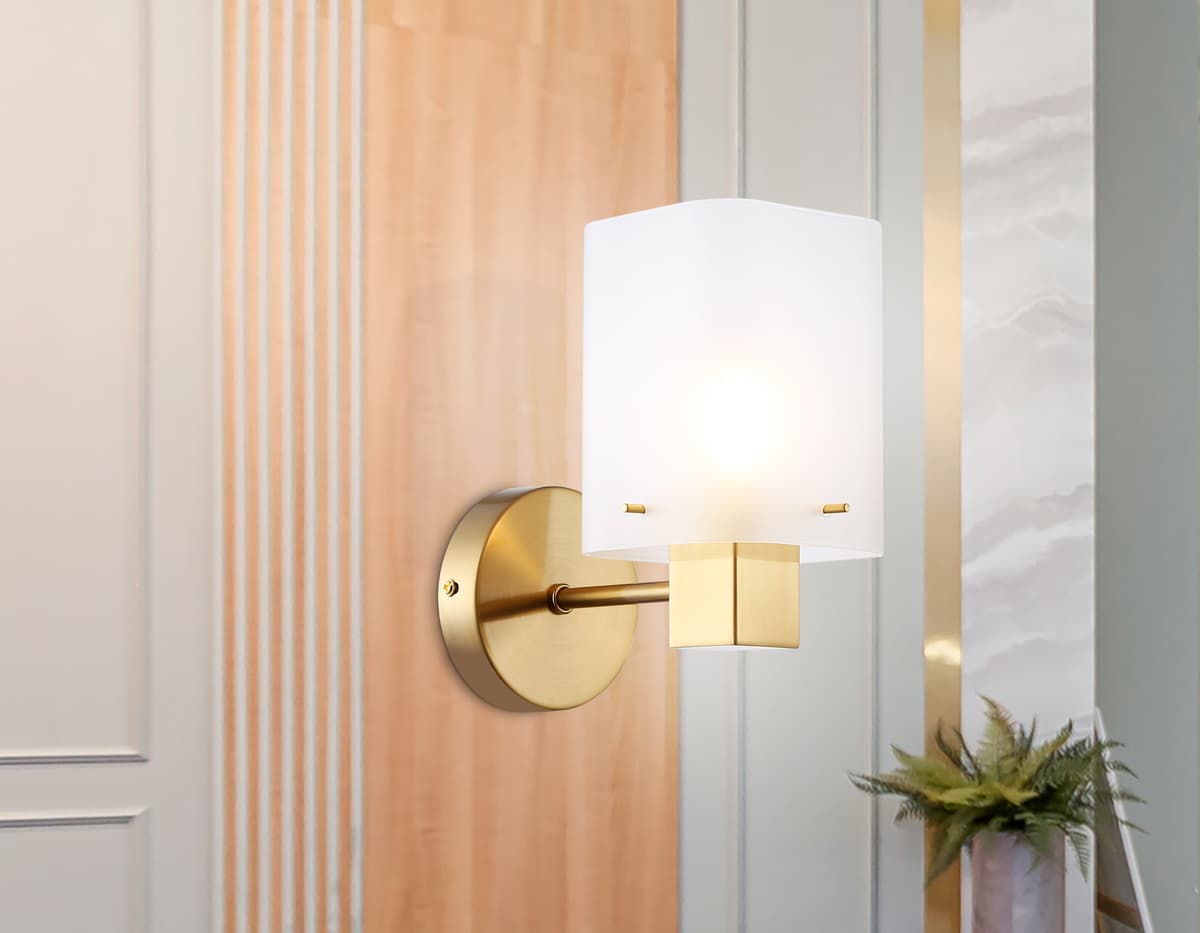 LH57035 BS/SM латунь/дымчатый E14 max 40W 195*110*185