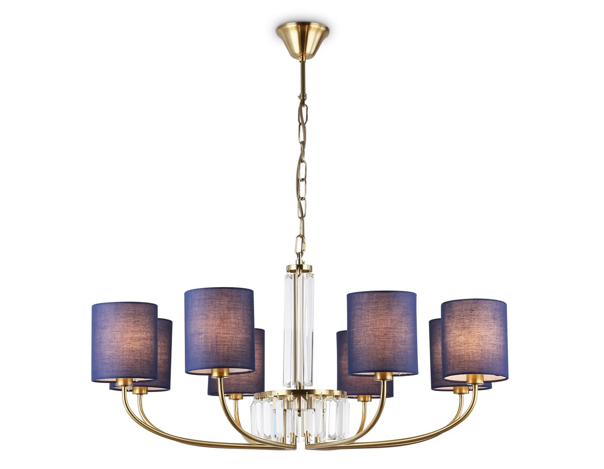 LH71273/8 BS/DB латунь/темно синий E14/8 max 40W D820*840