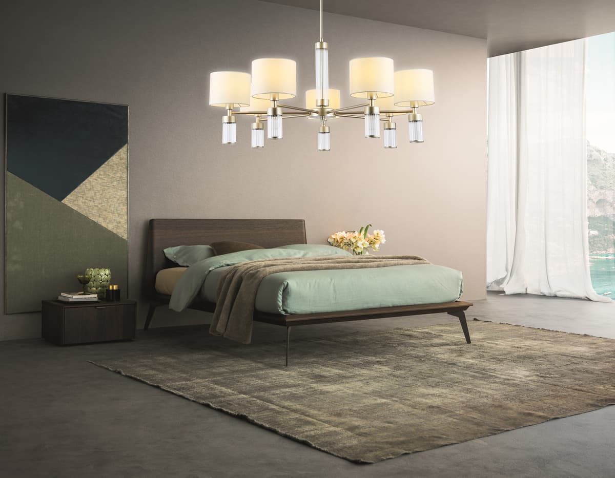 LH71303/7 CGD/WH золото/белый E14/7 max 40W D860*740