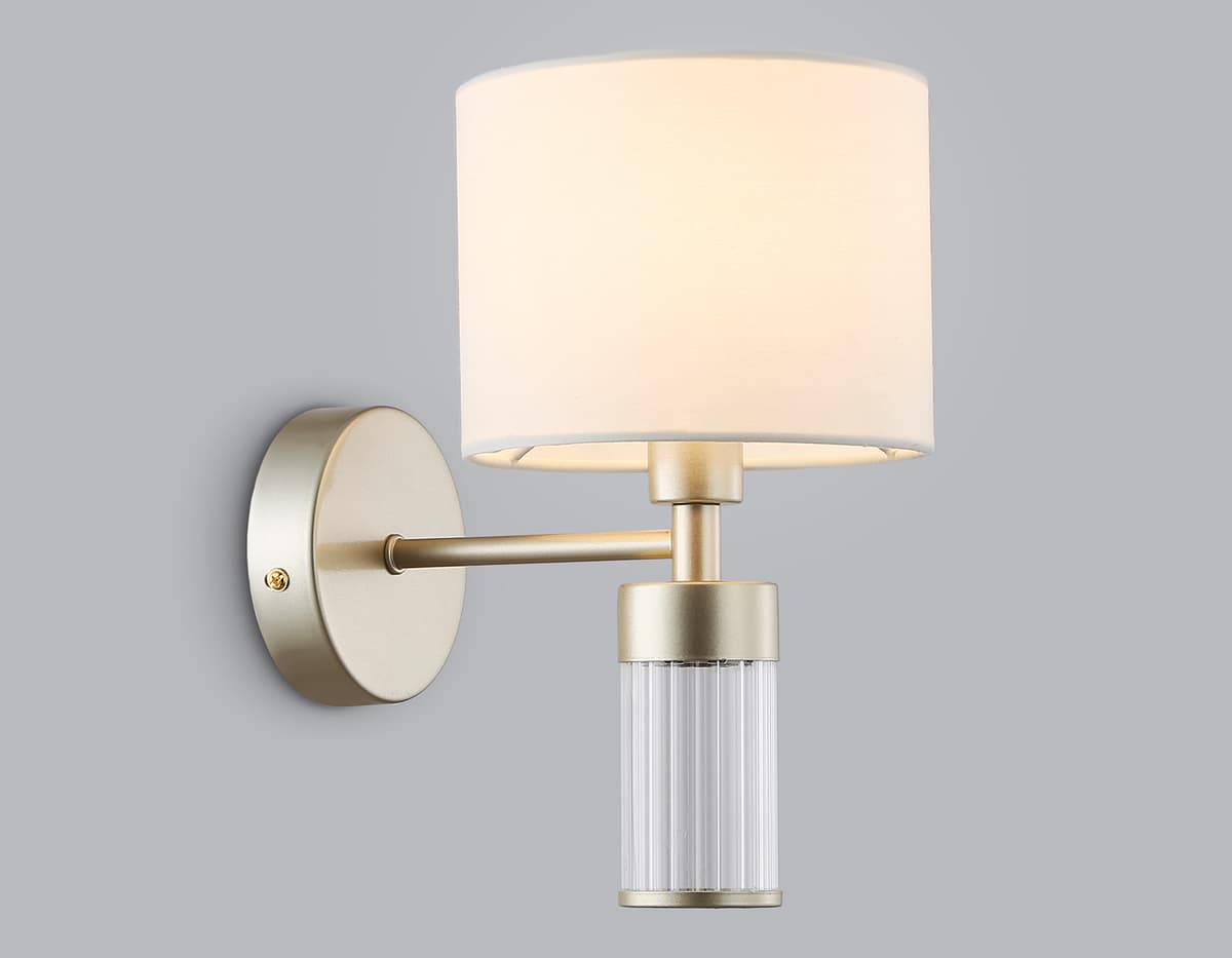 LH71305 CGD/WH золото/белый E14 max 40W 220*150*260