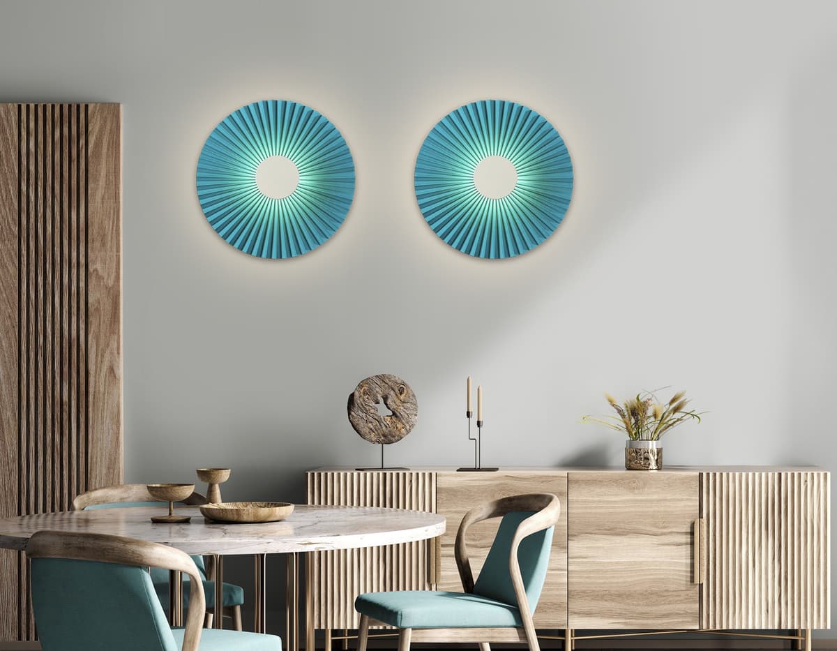 LH72651 WH/GR белый/бирюзовый 6W 3000K D300*100