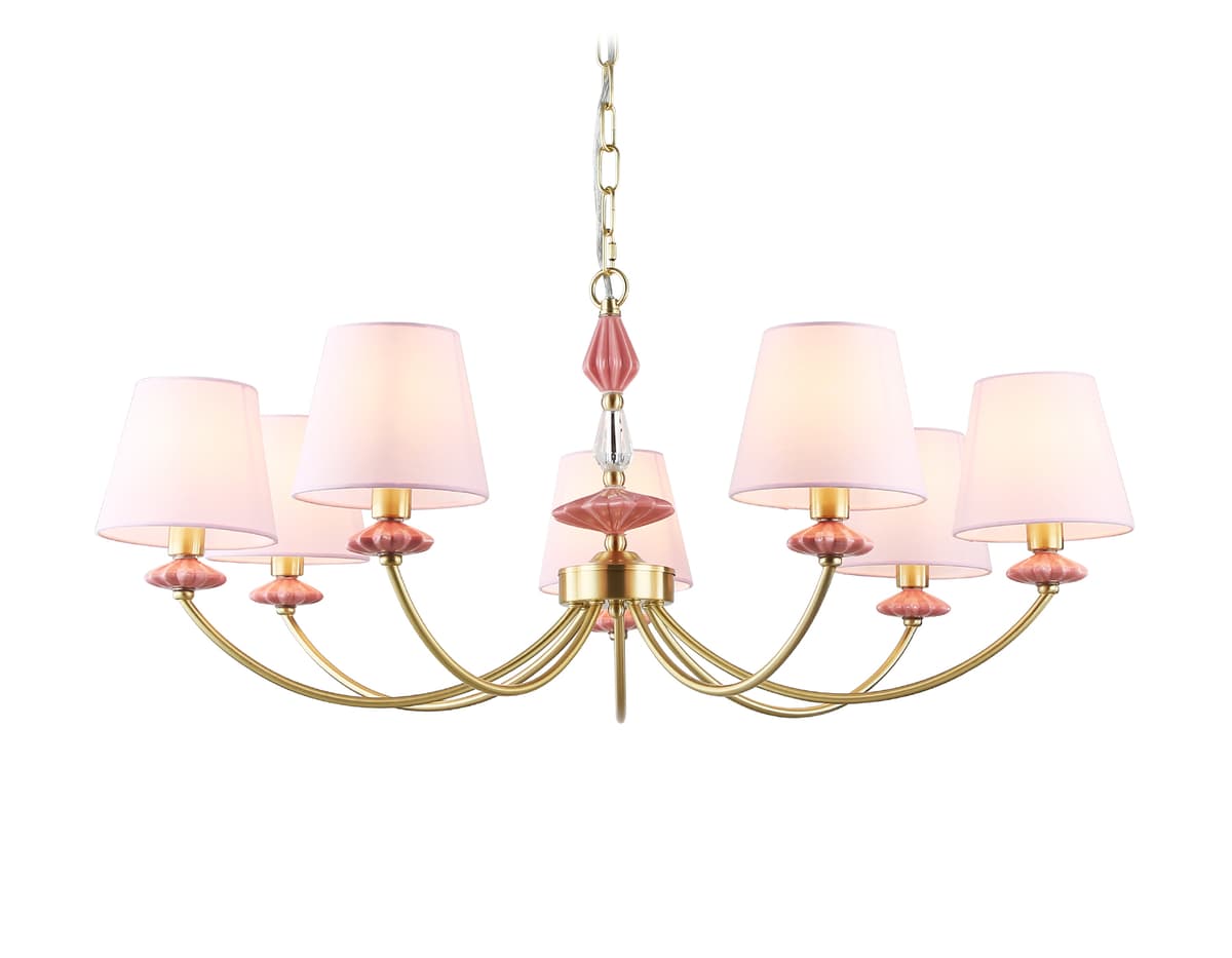 LH75025/7 GD/PI золото/розовый E14/7 max 40W D890*800