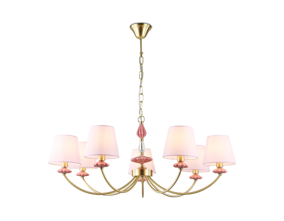 LH75025/7 GD/PI золото/розовый E14/7 max 40W D890*800