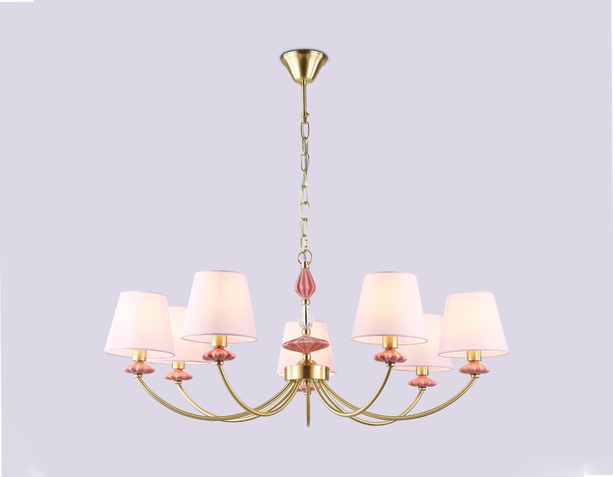 LH75025/7 GD/PI золото/розовый E14/7 max 40W D890*800