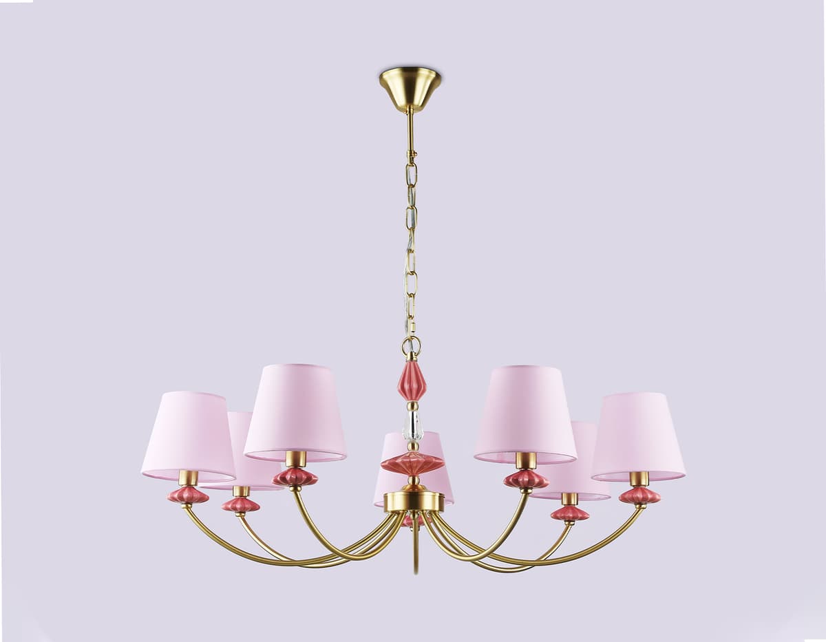 LH75025/7 GD/PI золото/розовый E14/7 max 40W D890*800