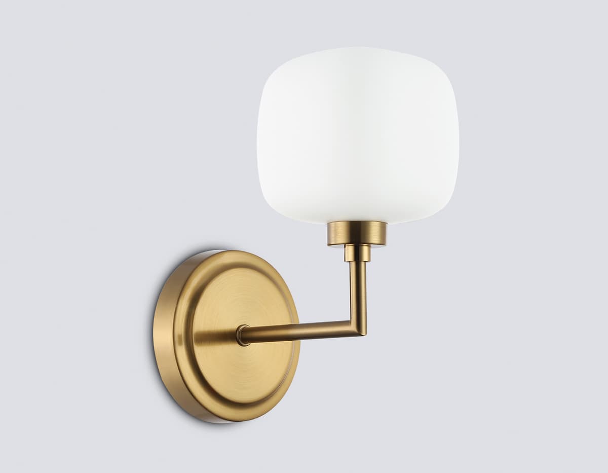 LH53021 BS/FR латунь/белый матовый G9 max 40W 195*120*230