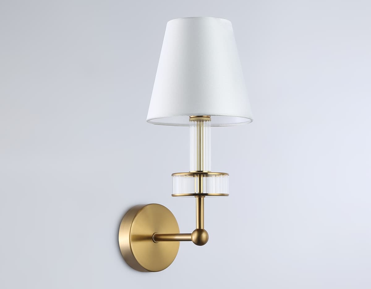 LH71025 BS/WH латунь/белый E14 max 40W 210*150*355