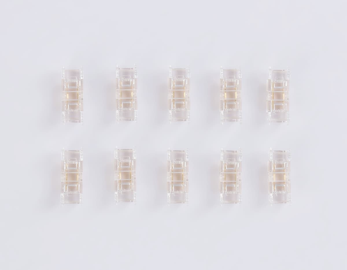 GS6341 Соединитель прямой COB 12/24V для лент 5mm (2 конт.) (10шт)