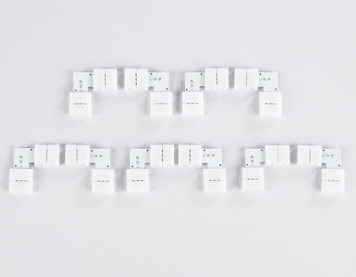 GS6651 Соединитель угловой L 5050 12/24V (3 конт.) (10шт)