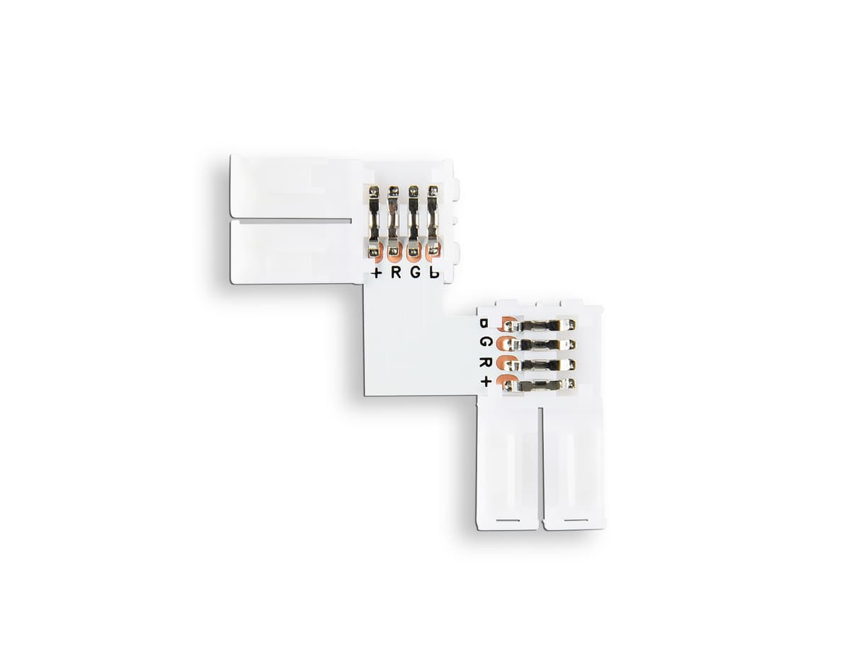 GS6701 Соединитель угловой L 5050 12/24V (4 конт.) (10шт)