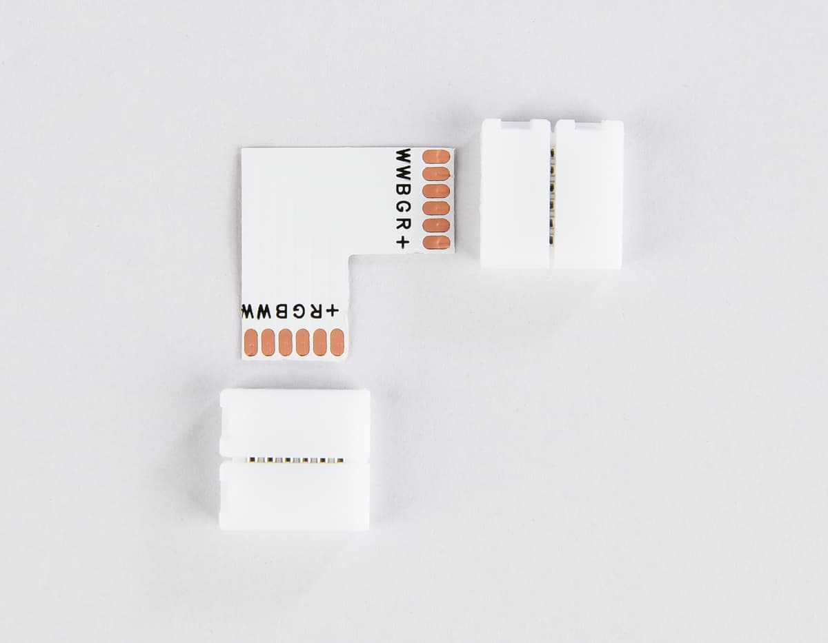 GS6801 Соединитель угловой L 5050 12/24V (6 конт.) (10шт)