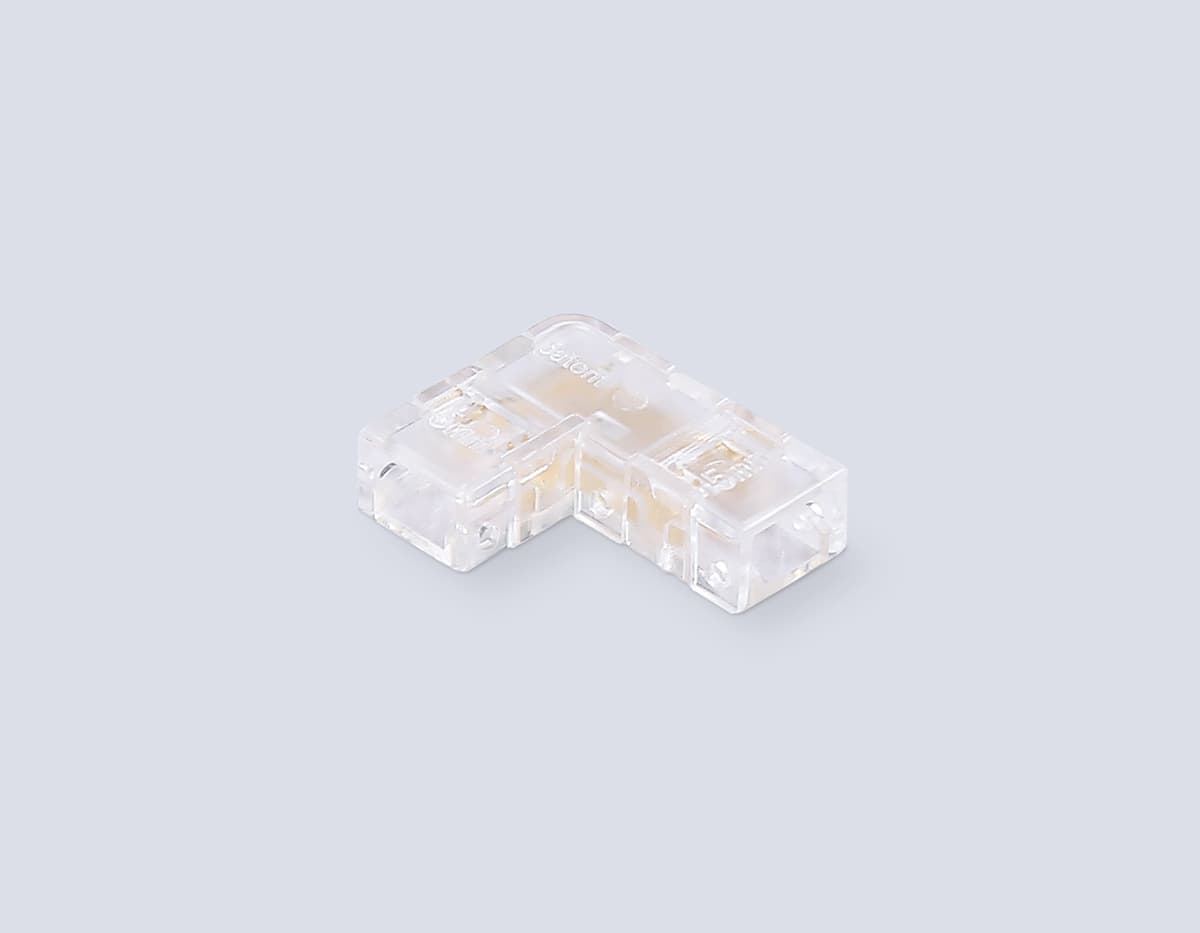 GS6841 Соединитель угловой COB 12/24V для лент 5mm (2 конт.) (10шт)