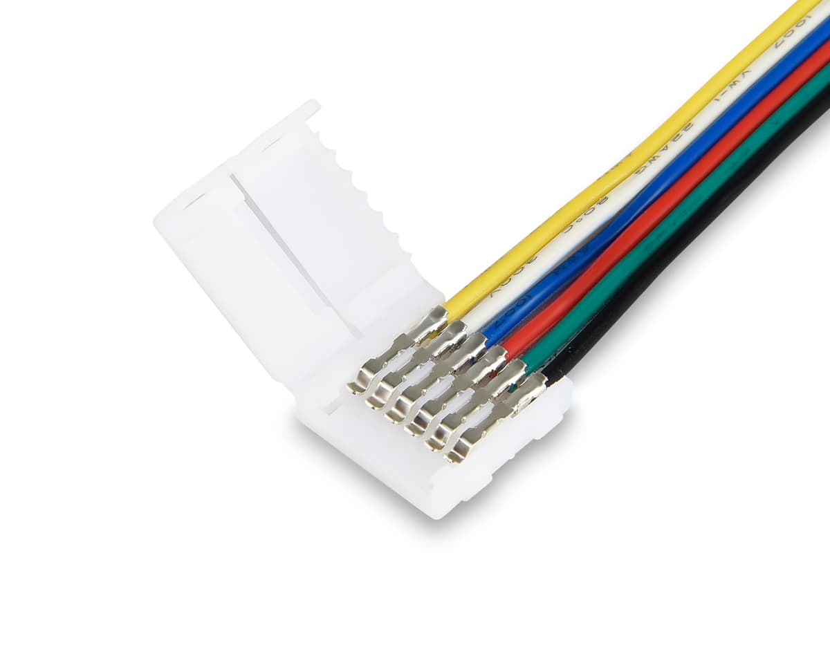 GS7351 Соединитель гибкий односторонний 5050 12/24V (6 конт.) (5шт)