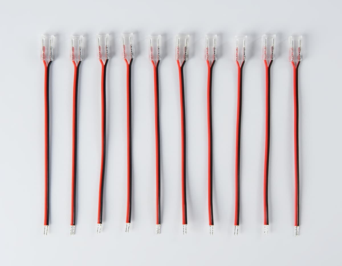 GS7401 Соединитель гибкий односторонний COB 12/24V (2 конт.) (10шт)