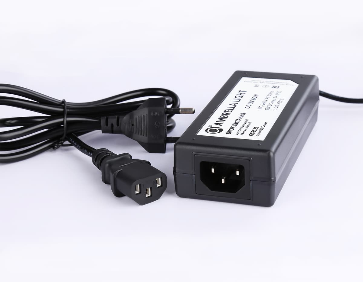 GS8525 блок питания 12V 60W 5A IP20 100-240V 130*58*35