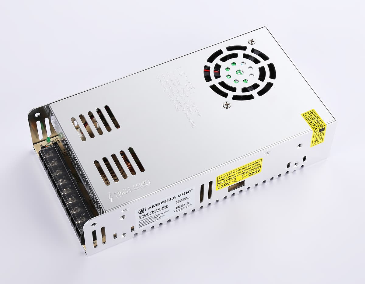 GS9551 блок питания 12V 360W 30A IP20 90-260V 215*115*50