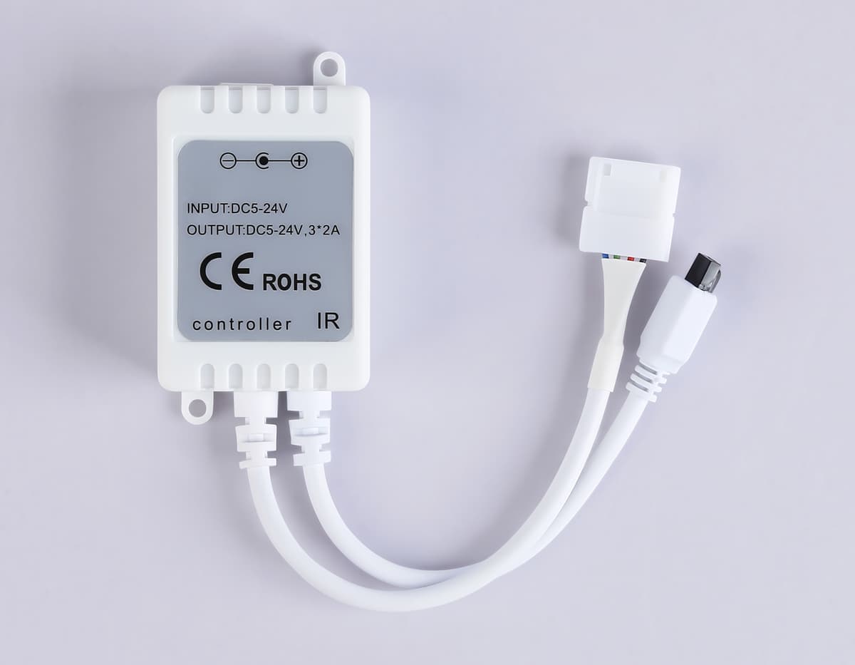 GS11201 контроллер RGB 6A 12V 72W/ 24V 144W (ПДУ ИК CR2025)
