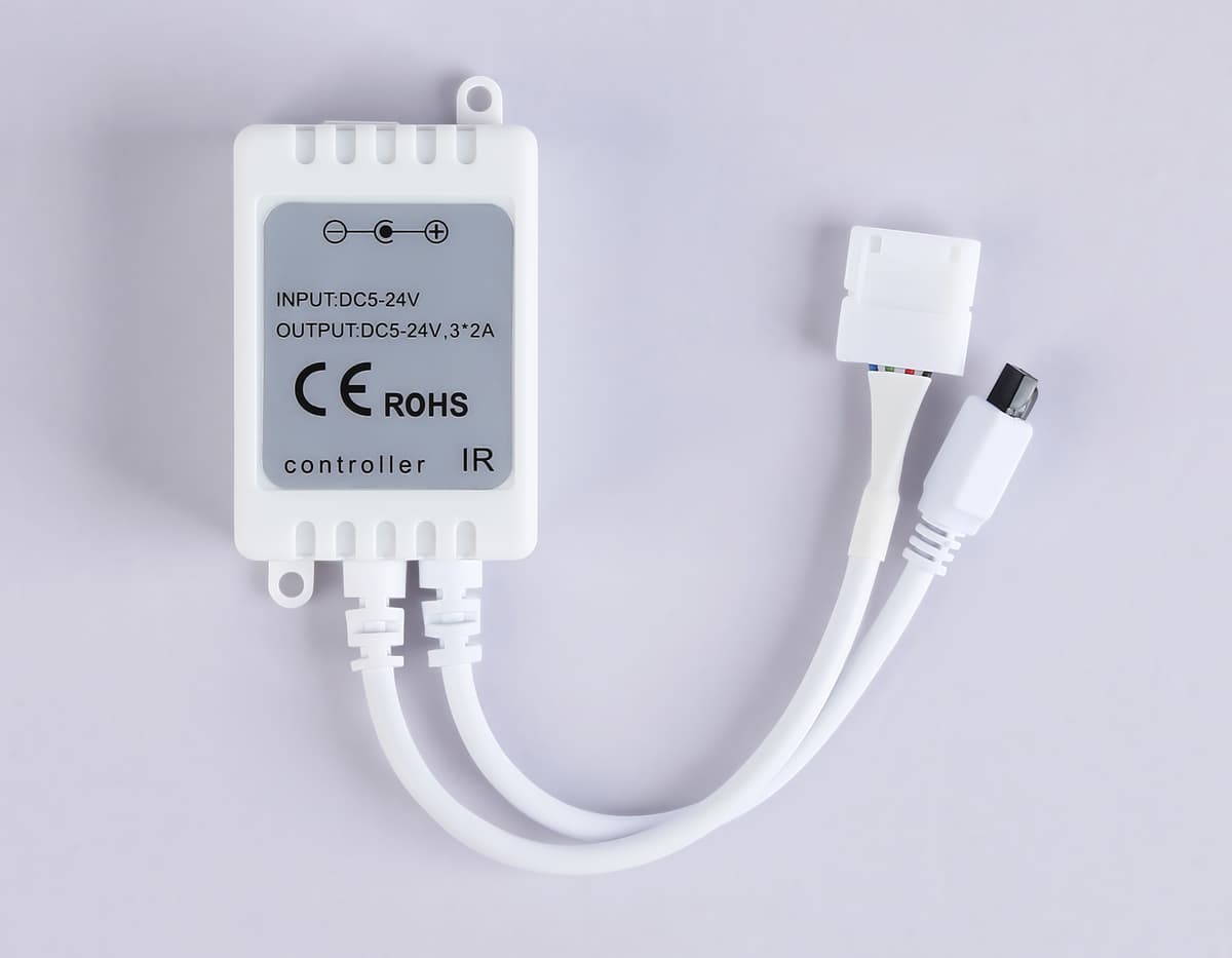 GS11251 контроллер RGB 6A 12V 72W/ 24V 144W (ПДУ ИК CR2025)
