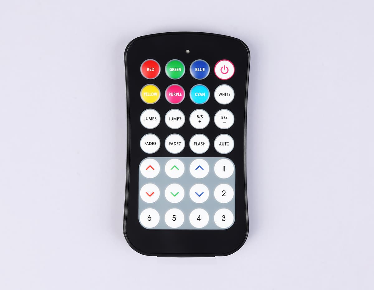 GS11351 контроллер RGB 24A 12V 288W/ 24V 576W (ПДУ Радио 2.4G CR2025)