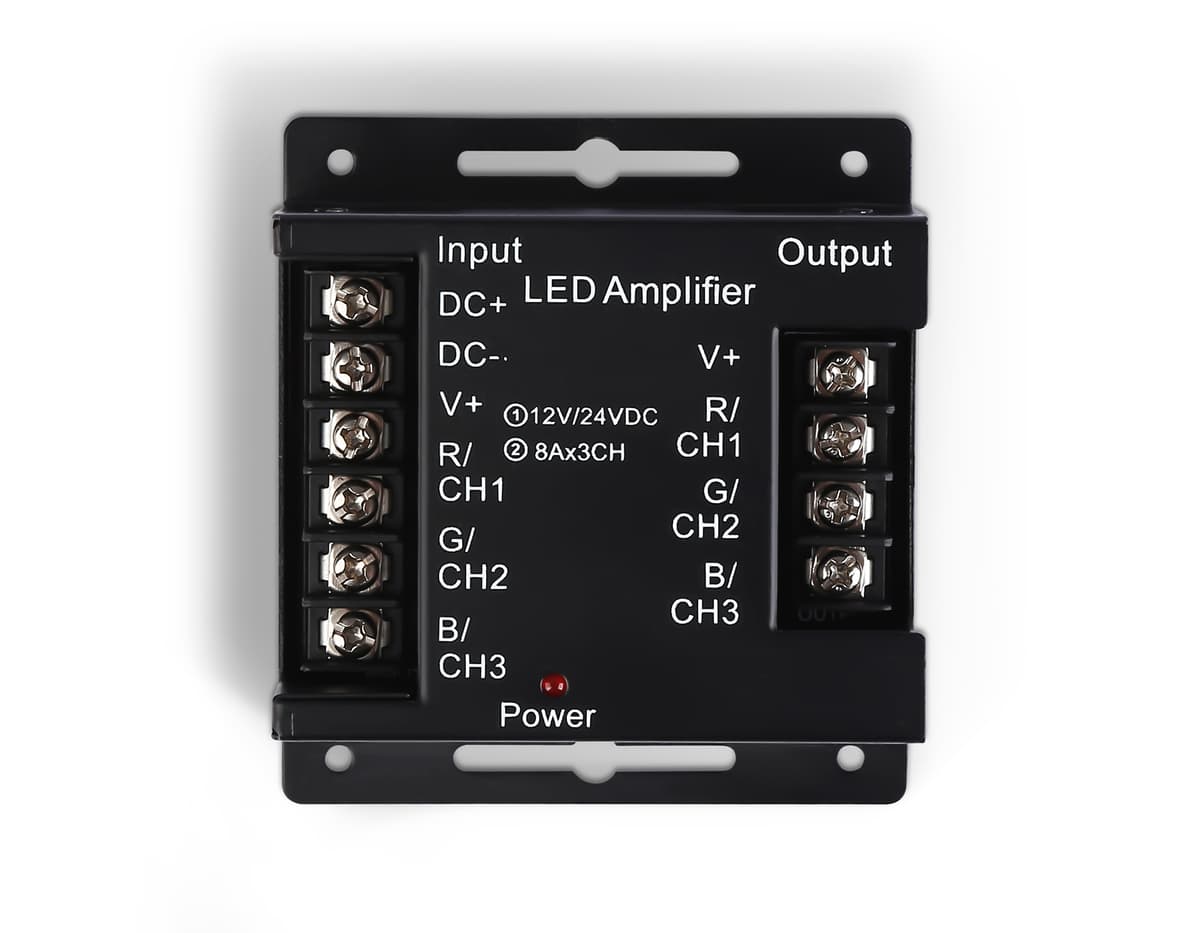 GS11801 усилитель RGB 24A 12V 288W/ 24V 576W