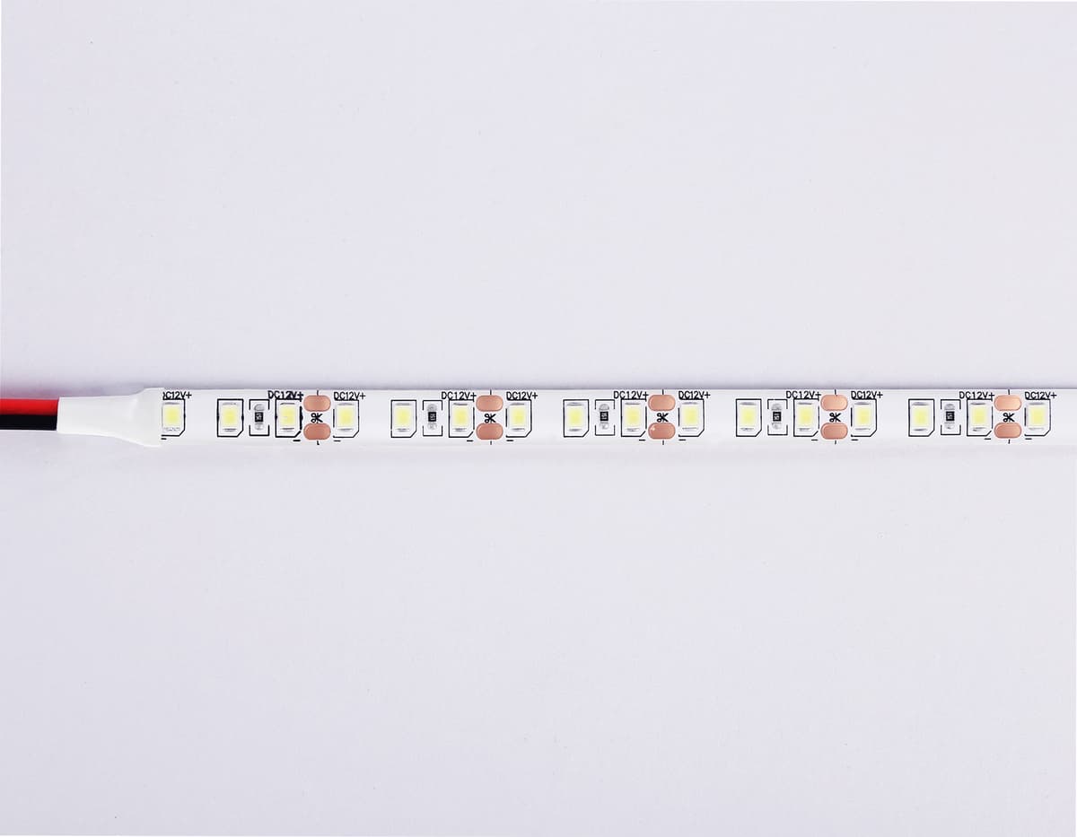 GS1103 2835 120Led/ 9.6W m/ 12V IP20 6500K/ 5000*8*1.2mm (2 конт.)