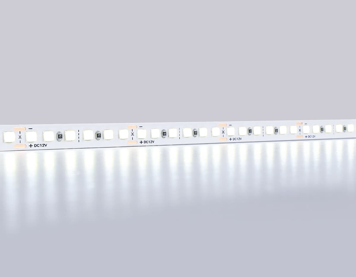 GS1303 2835 180Led/ 14.4W m/ 12V IP20 6500K/ 5000*8*1.2mm (2 конт.)