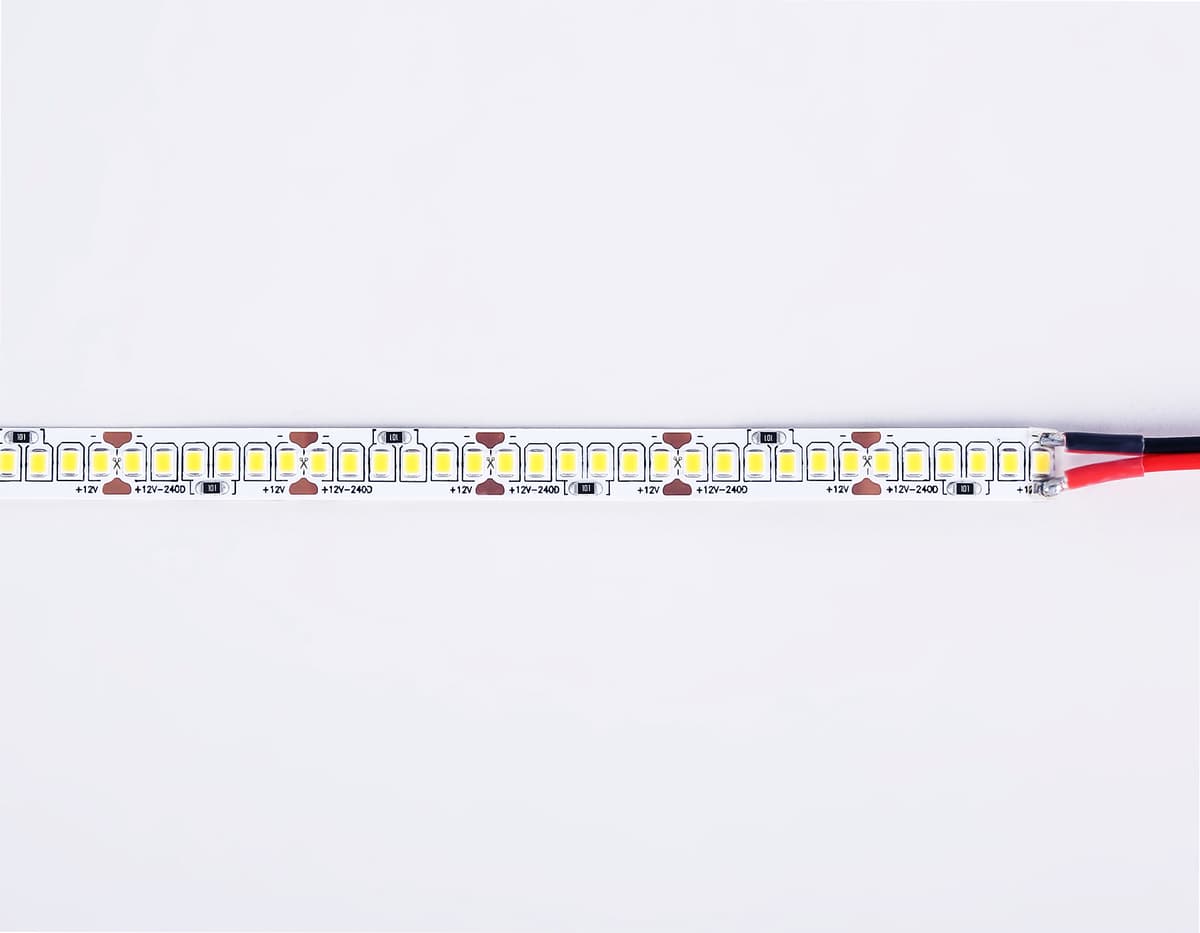GS1402 2835 240Led/ 17W m/ 12V IP20 4500K/ 5000*10*1.2mm (2 конт.)