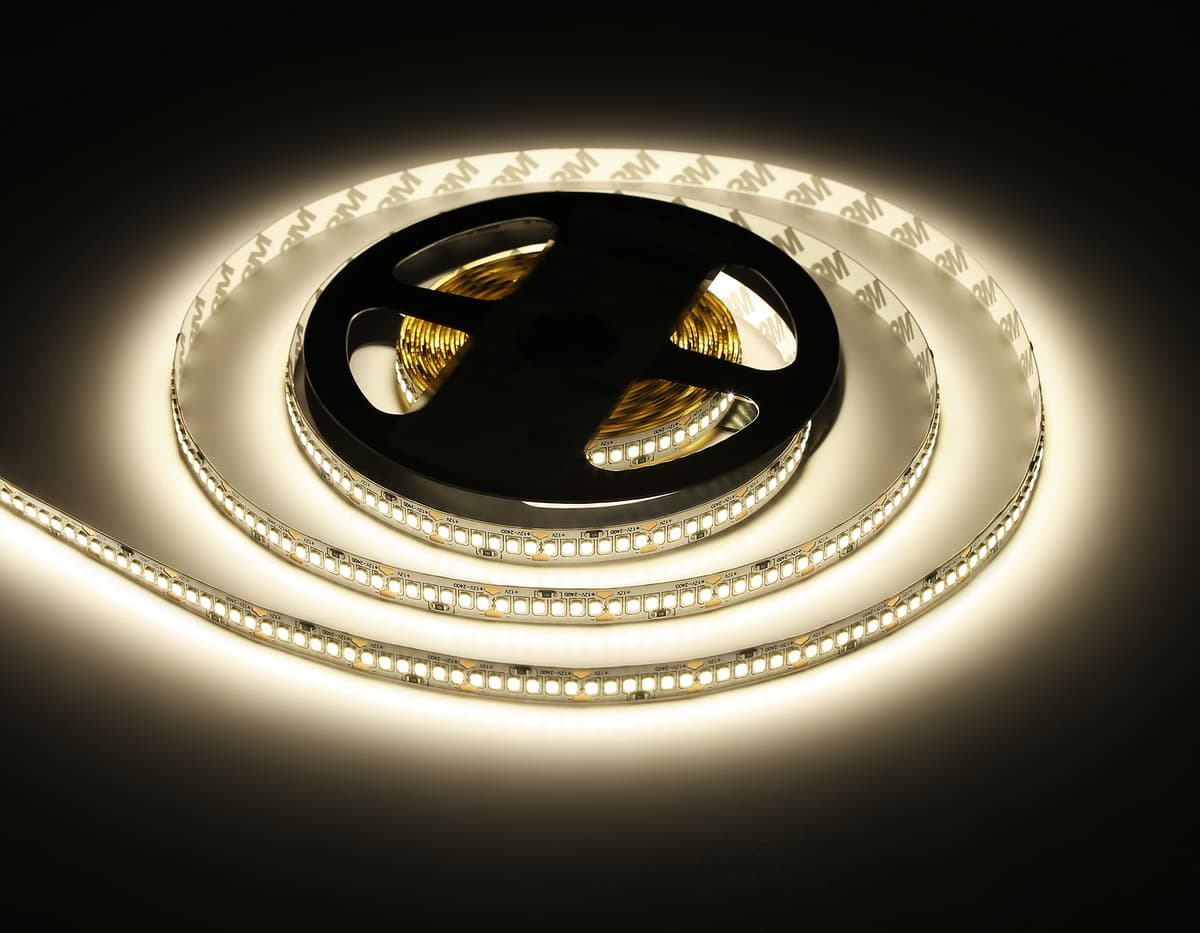 GS1402 2835 240Led/ 17W m/ 12V IP20 4500K/ 5000*10*1.2mm (2 конт.)