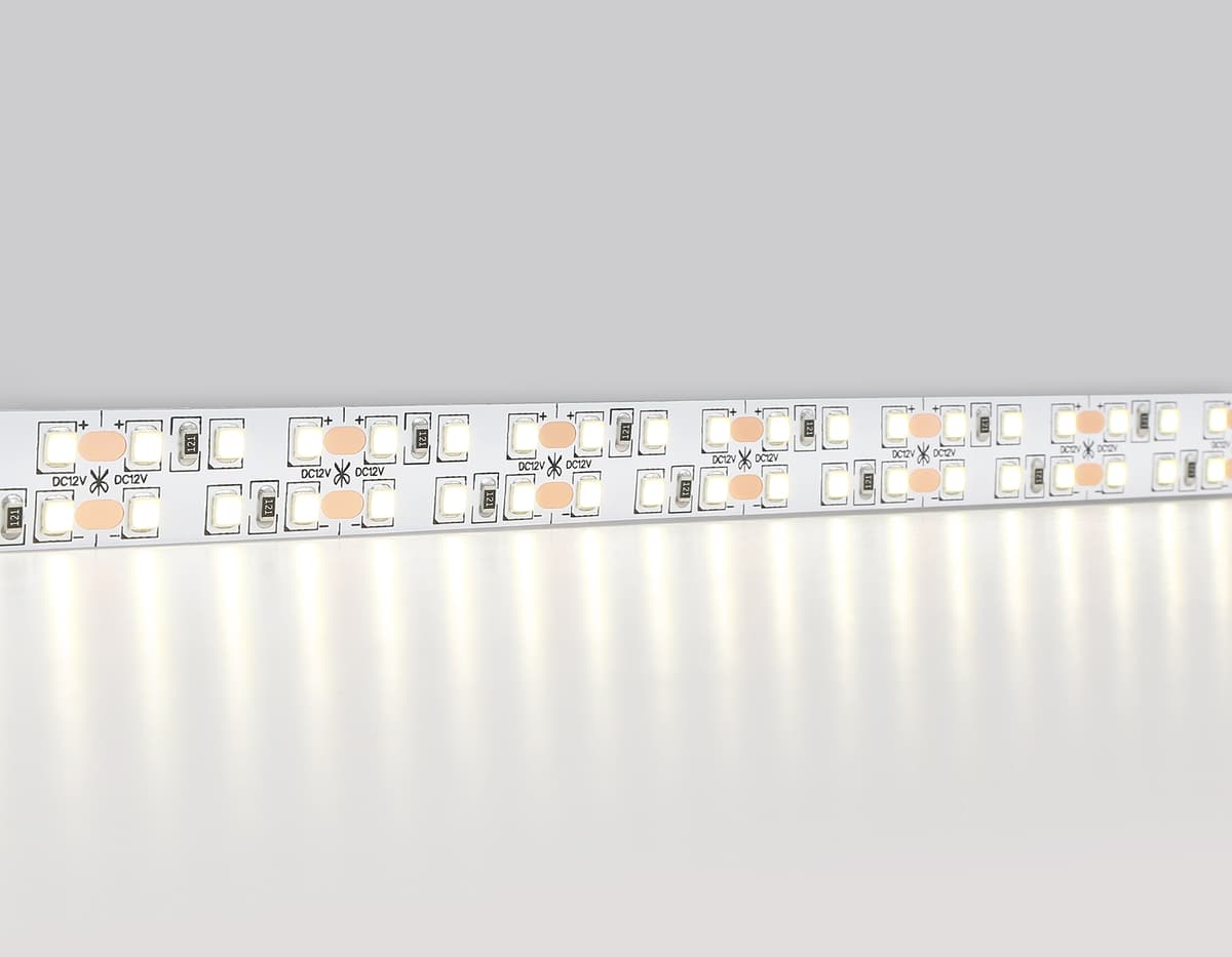 GS1702 2835 240Led/ 24W m/ 12V IP20 4500K/ 5000*14*1.2mm (2 конт.)