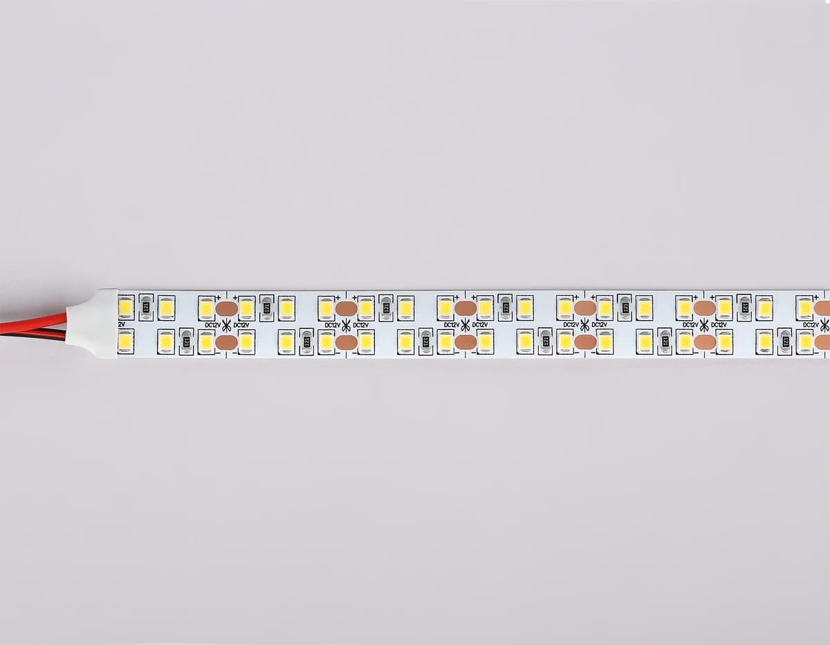 GS1702 2835 240Led/ 24W m/ 12V IP20 4500K/ 5000*14*1.2mm (2 конт.)