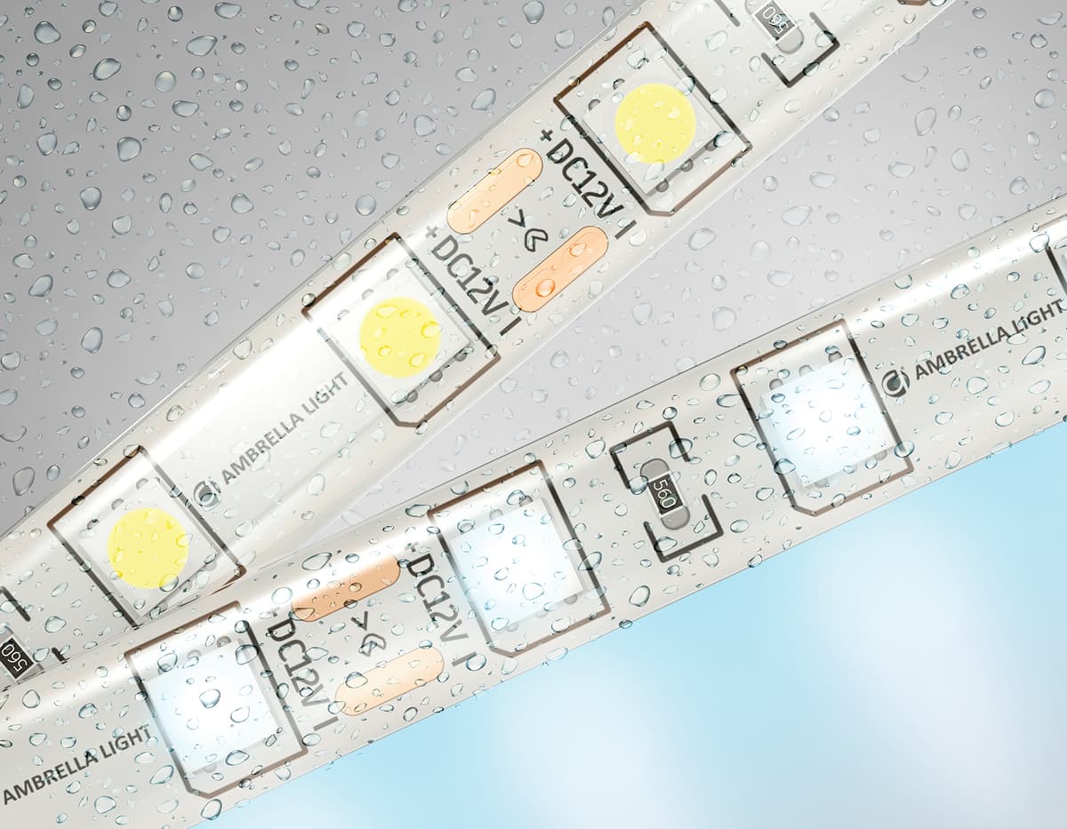 GS2103 5050 60Led/ 14.4W m/ 12V IP65 6500K/ 5000*10*2.87mm (2 конт.)