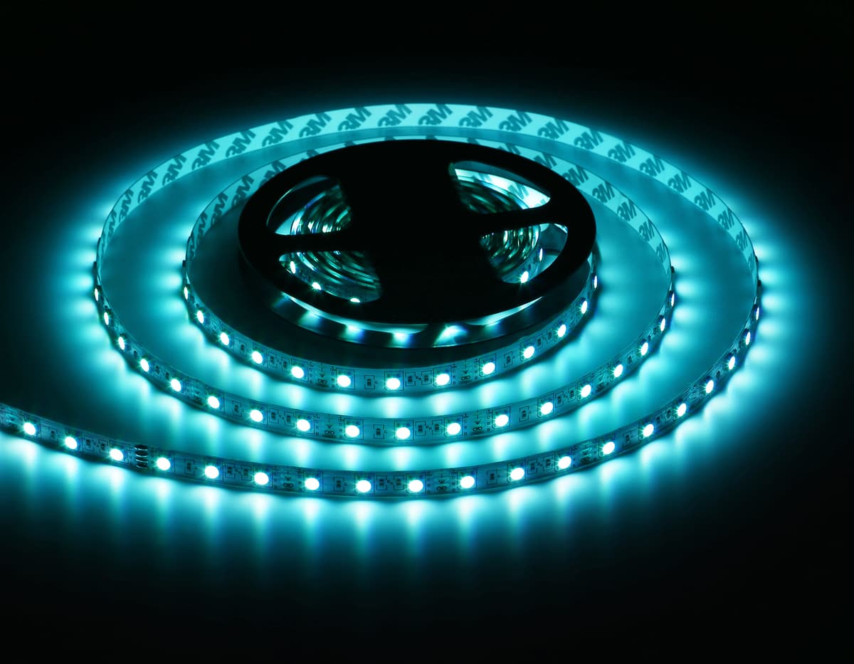 GS2202 5050 60Led/ 14.4 m/ 12V IP20 RGB/ 5000*10*1.87mm (4 конт.)