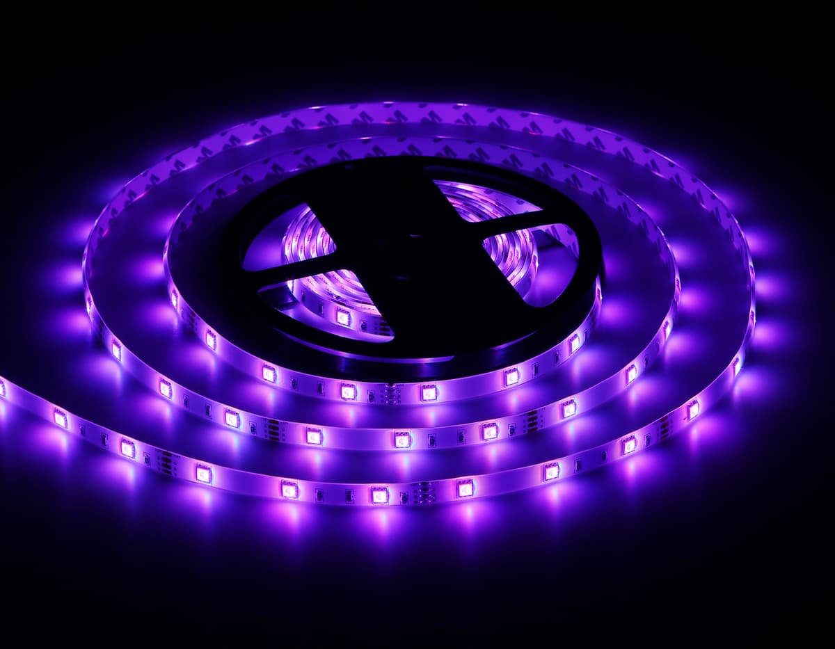 GS2301 5050 30Led/ 7.2W m/ 12V IP65 RGB/ 5000*10*2.87mm (4 конт.)