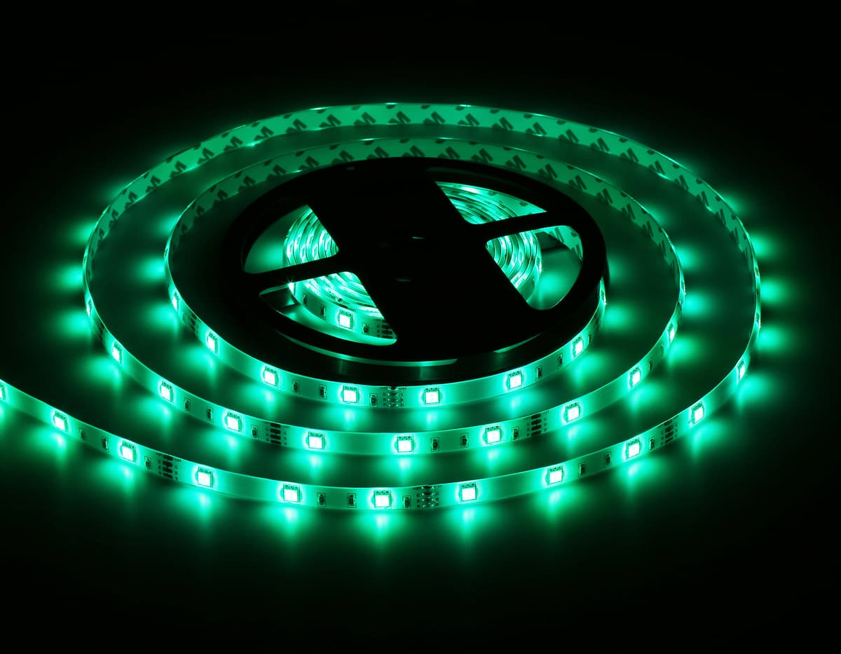 GS2301 5050 30Led/ 7.2W m/ 12V IP65 RGB/ 5000*10*2.87mm (4 конт.)
