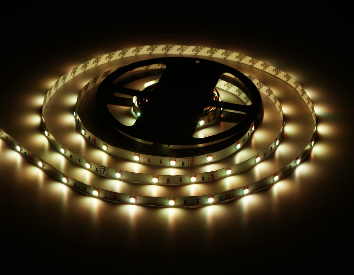 GS2401 5050 30Led/ 7.2W m/ 12V IP20 RGB/ 5000*10*1.87mm (4 конт.) комплект