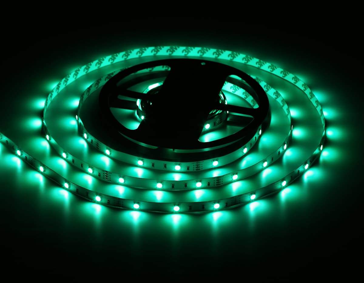 GS2401 5050 30Led/ 7.2W m/ 12V IP20 RGB/ 5000*10*1.87mm (4 конт.) комплект