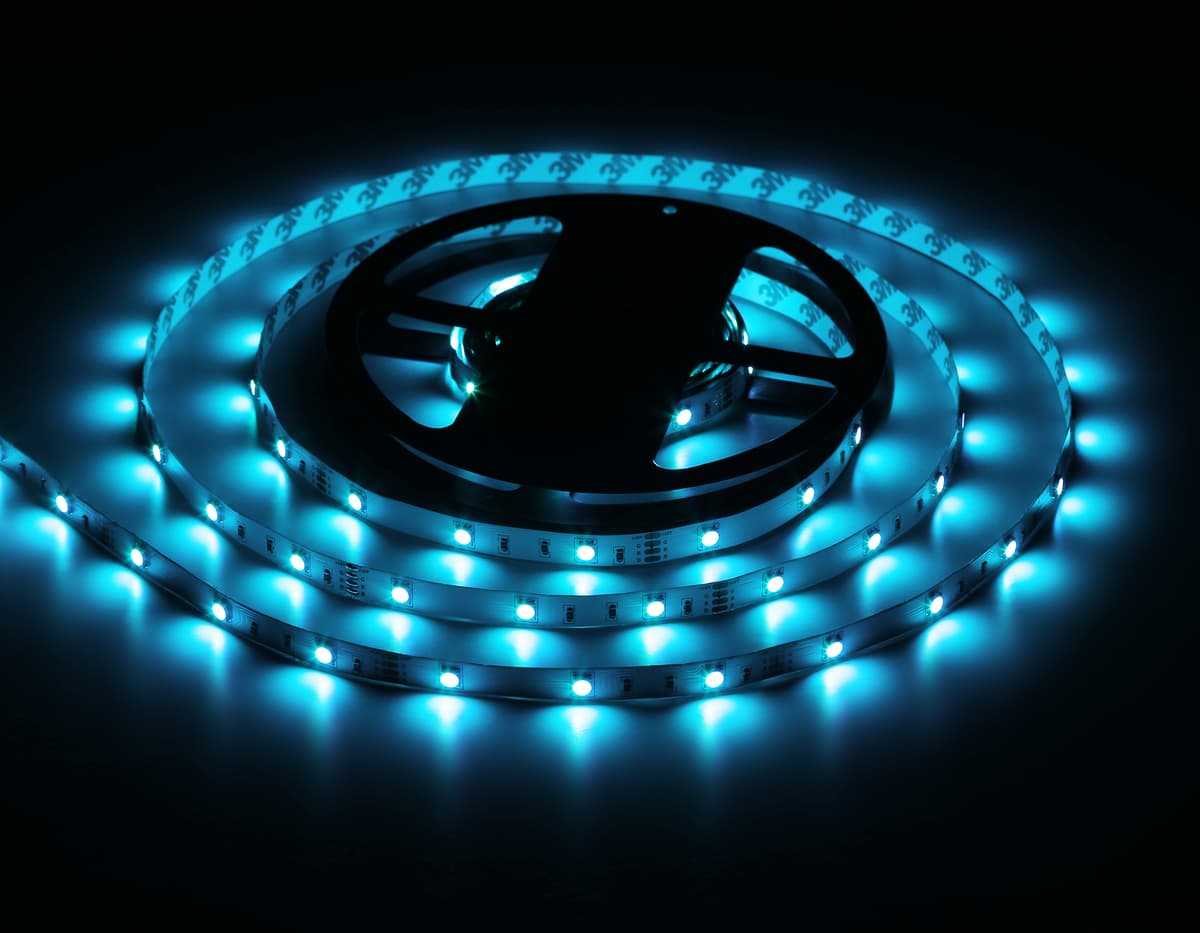 GS2401 5050 30Led/ 7.2W m/ 12V IP20 RGB/ 5000*10*1.87mm (4 конт.) комплект