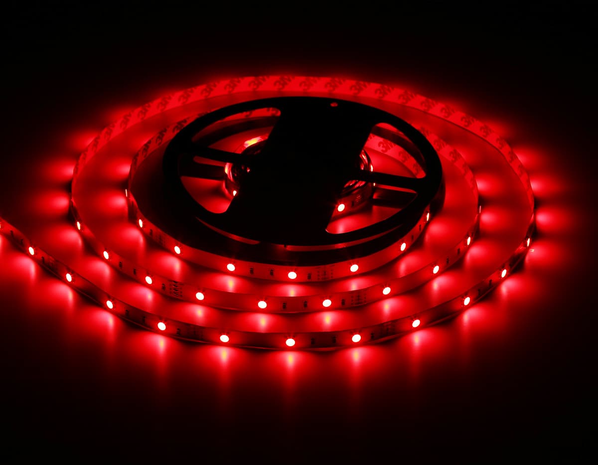 GS2401 5050 30Led/ 7.2W m/ 12V IP20 RGB/ 5000*10*1.87mm (4 конт.) комплект