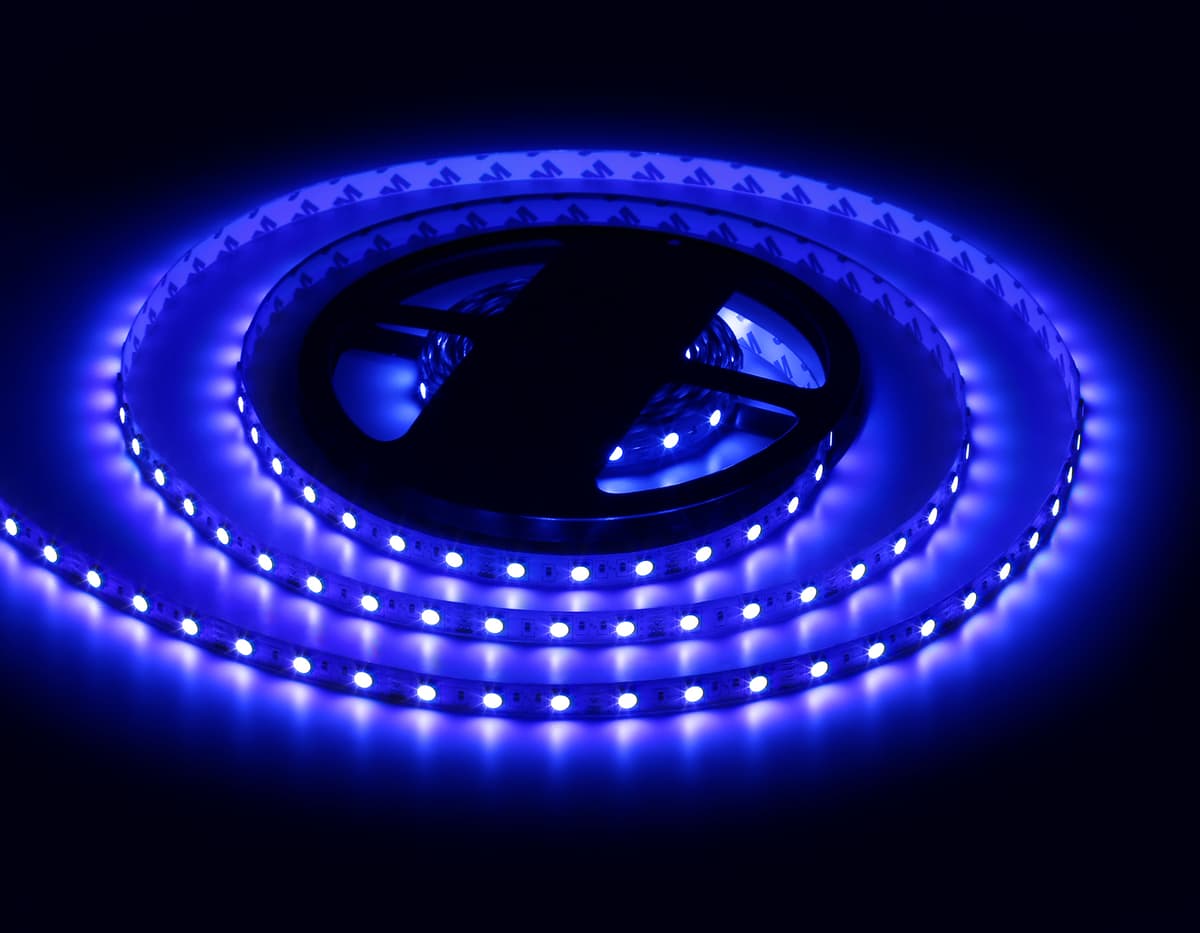 GS2402 5050 60Led/ 14.4W m/ 12V IP20 RGB/ 5000*10*1.87mm (4 конт.) комплект