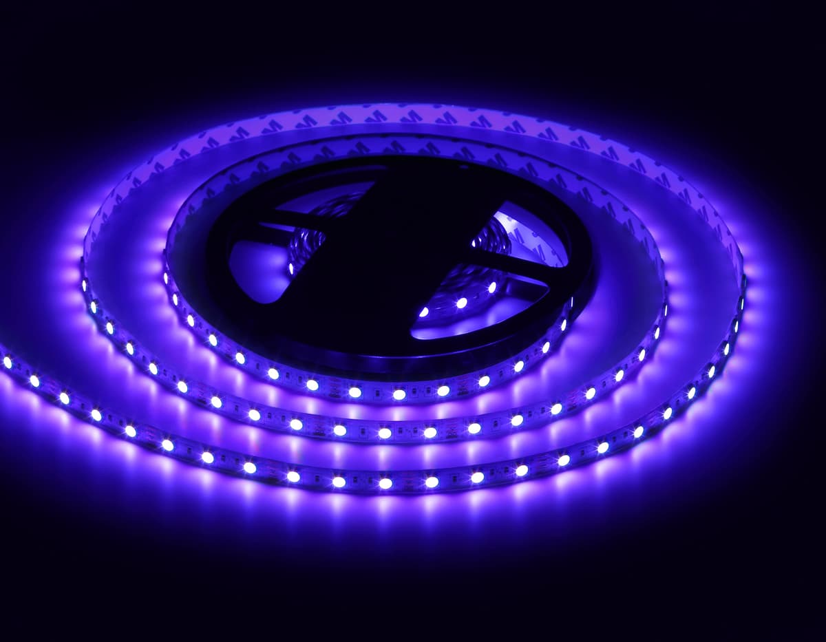 GS2402 5050 60Led/ 14.4W m/ 12V IP20 RGB/ 5000*10*1.87mm (4 конт.) комплект