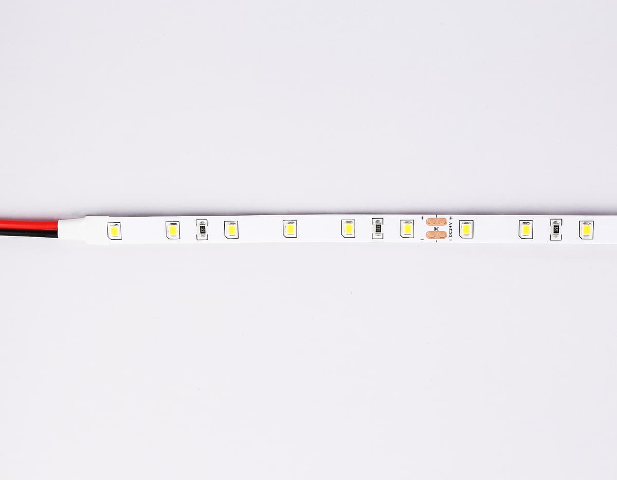 GS3002 2835 60Led/ 6W m/ 24V IP20 4500K/ 5000*8*1.2mm (2 конт.)