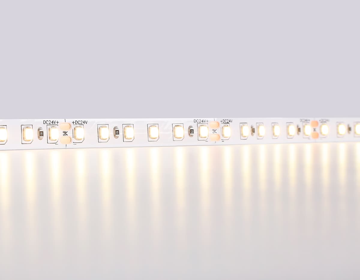 GS3101 2835 120Led/ 10W m/ 24V IP20 3000K/ 5000*8*1.2mm (2 конт.)